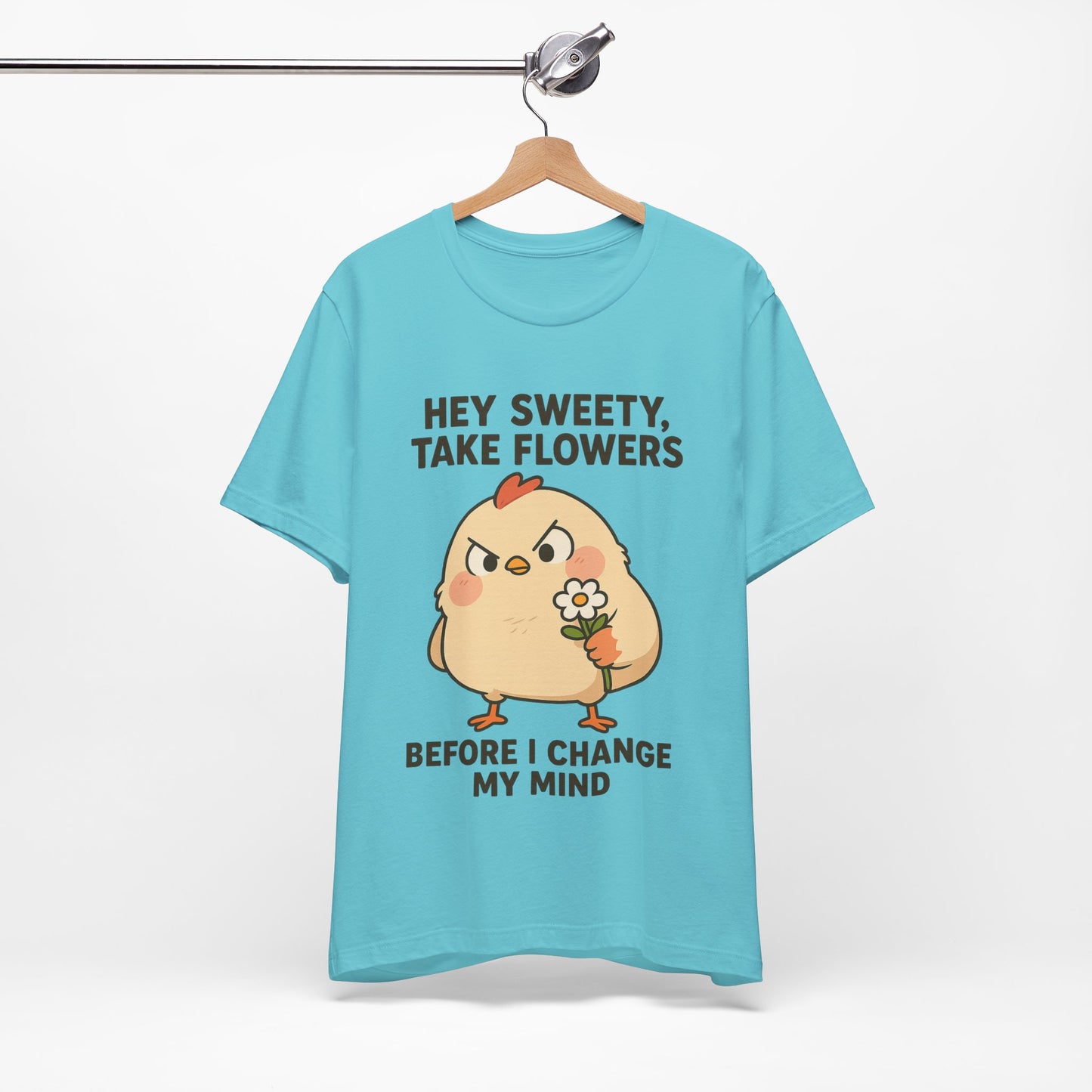 Cute Cartoon Chicken T-Shirt To Show Your Sweety