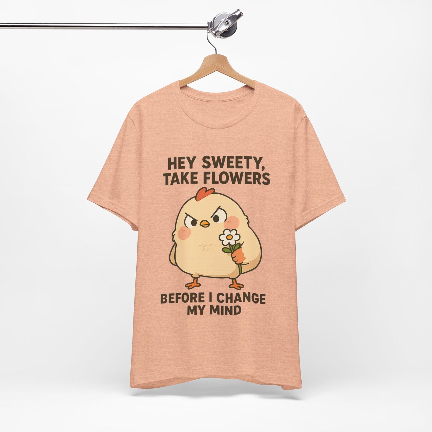 Cute Cartoon Chicken T-Shirt To Show Your Sweety