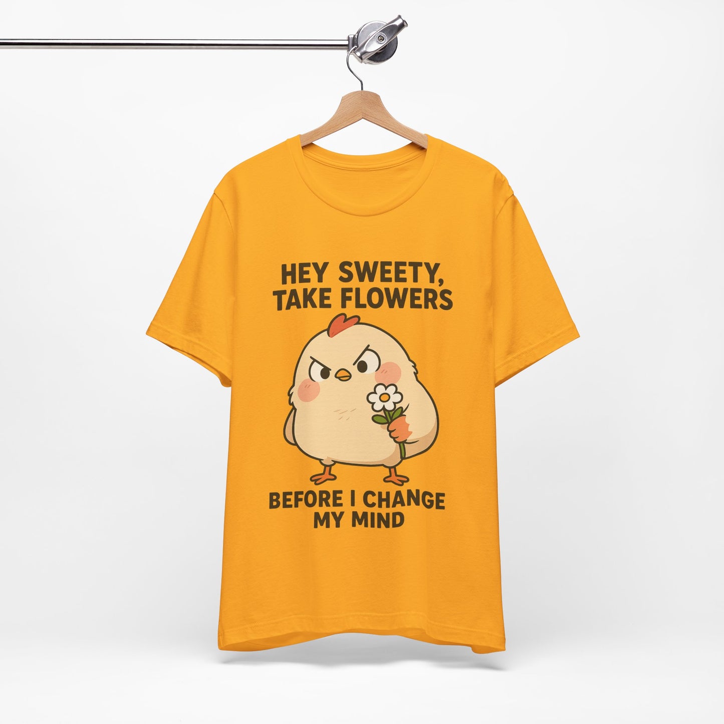 Cute Cartoon Chicken T-Shirt To Show Your Sweety
