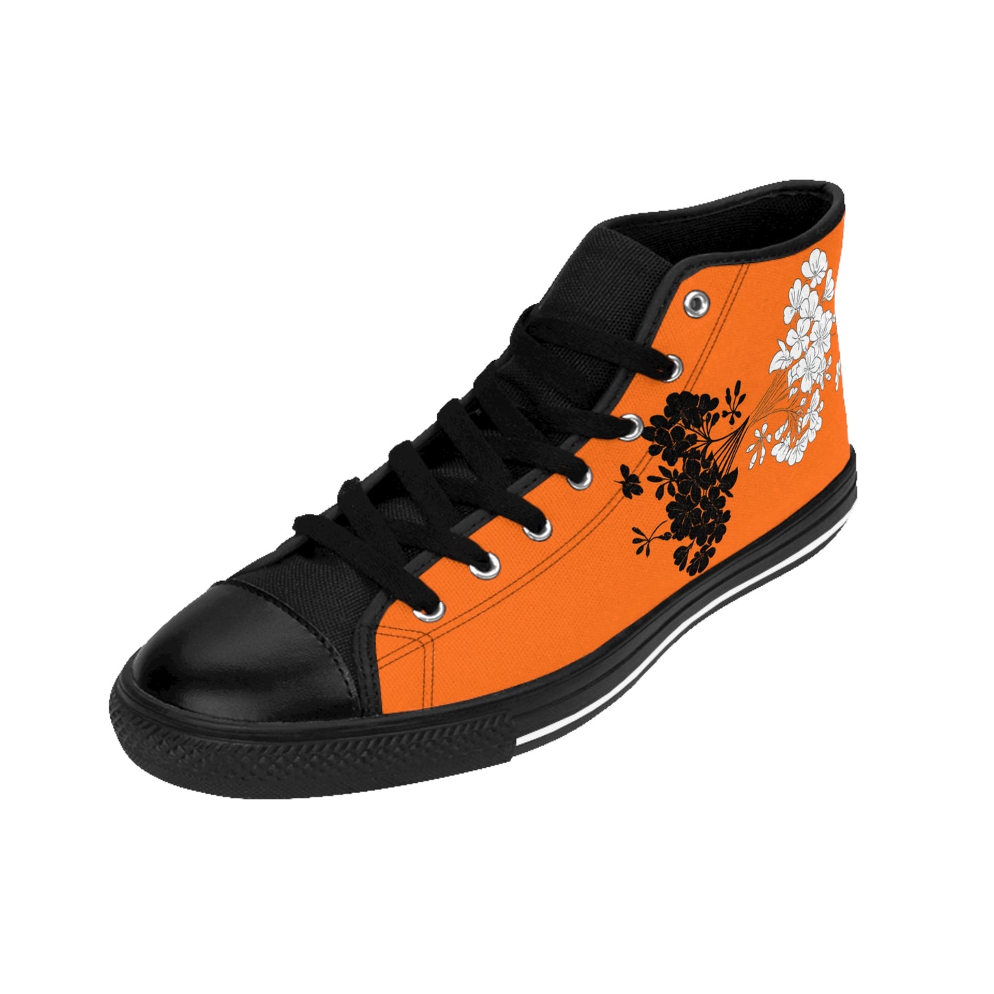 Floral Blaze High-Top Orangey