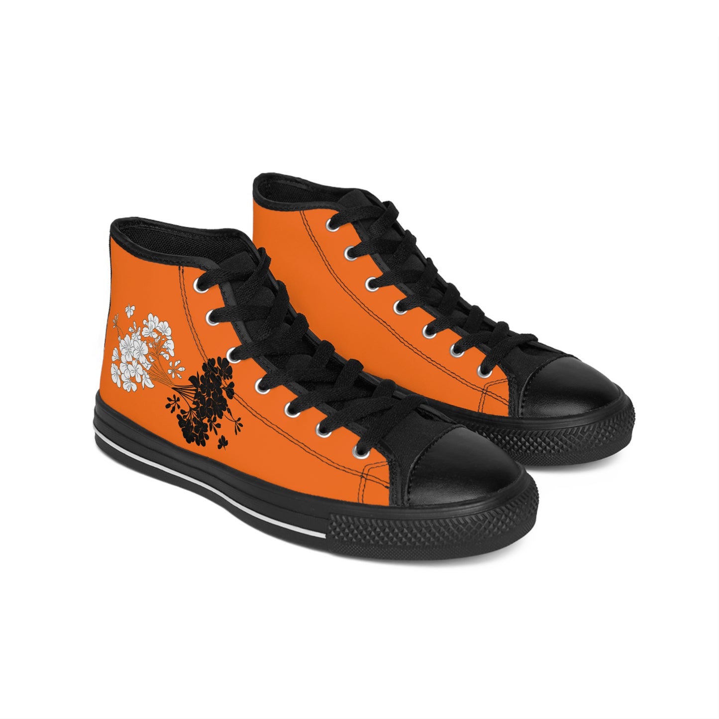 Floral Blaze High-Top Orangey