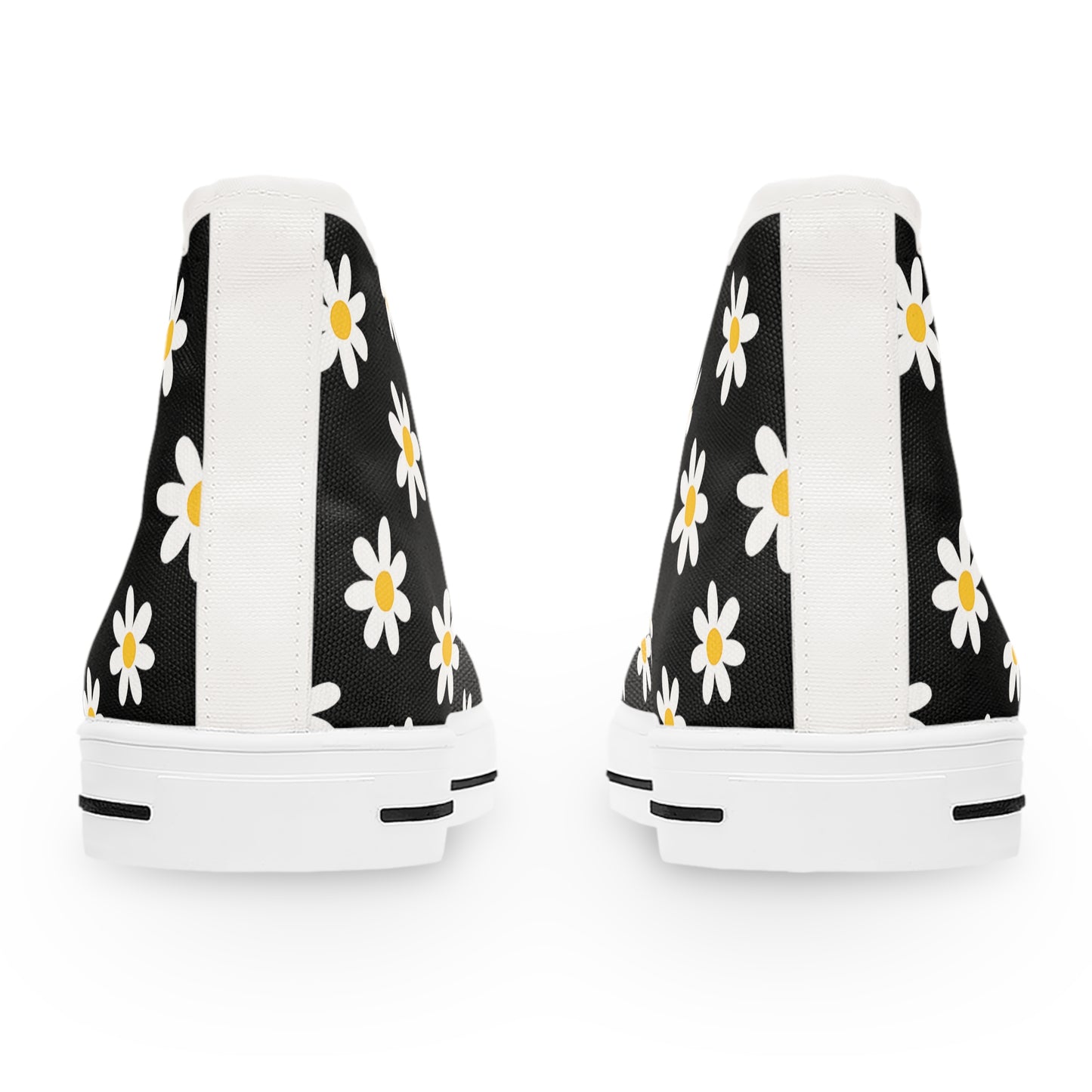 High Top Converse Floral Shoes