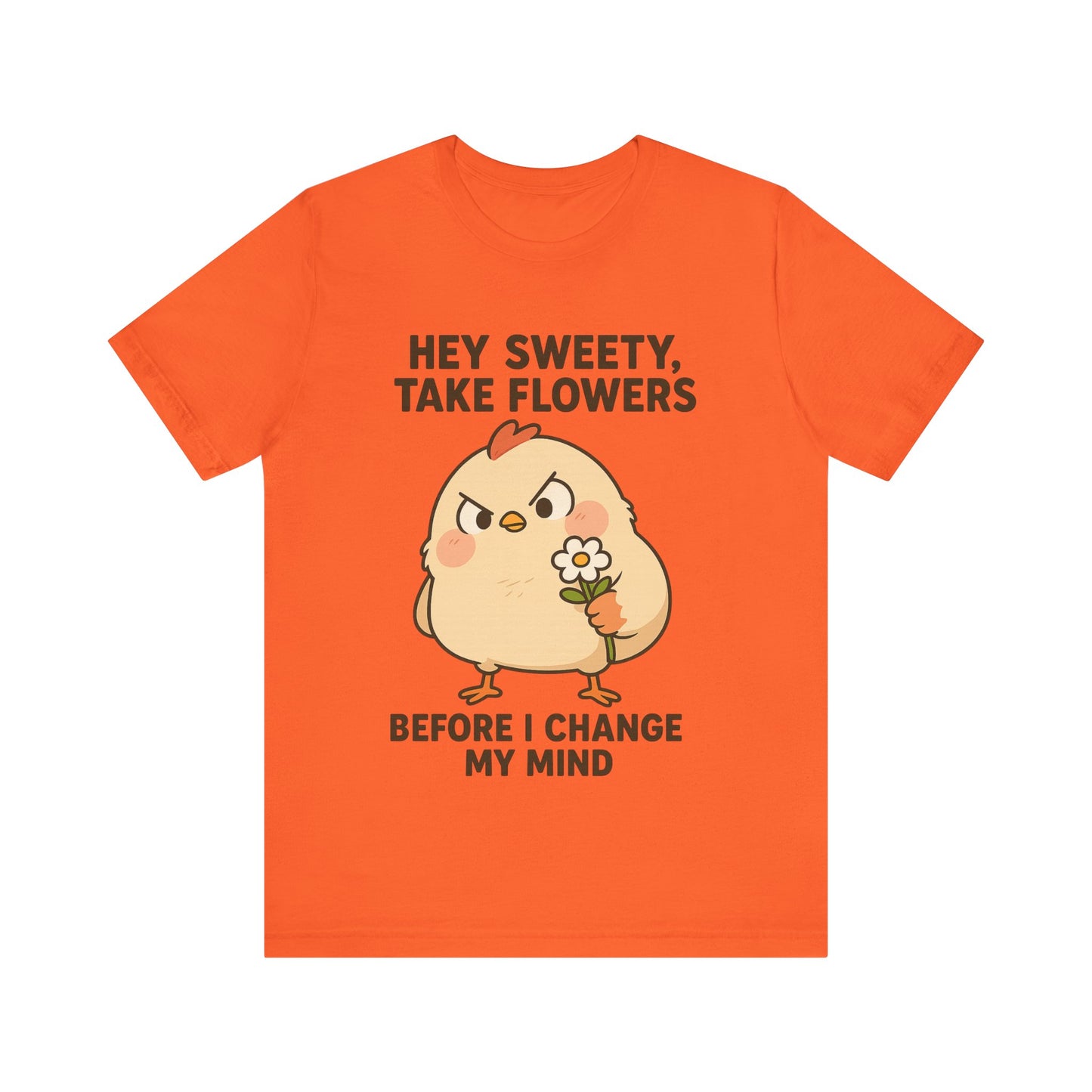 Cute Cartoon Chicken T-Shirt To Show Your Sweety