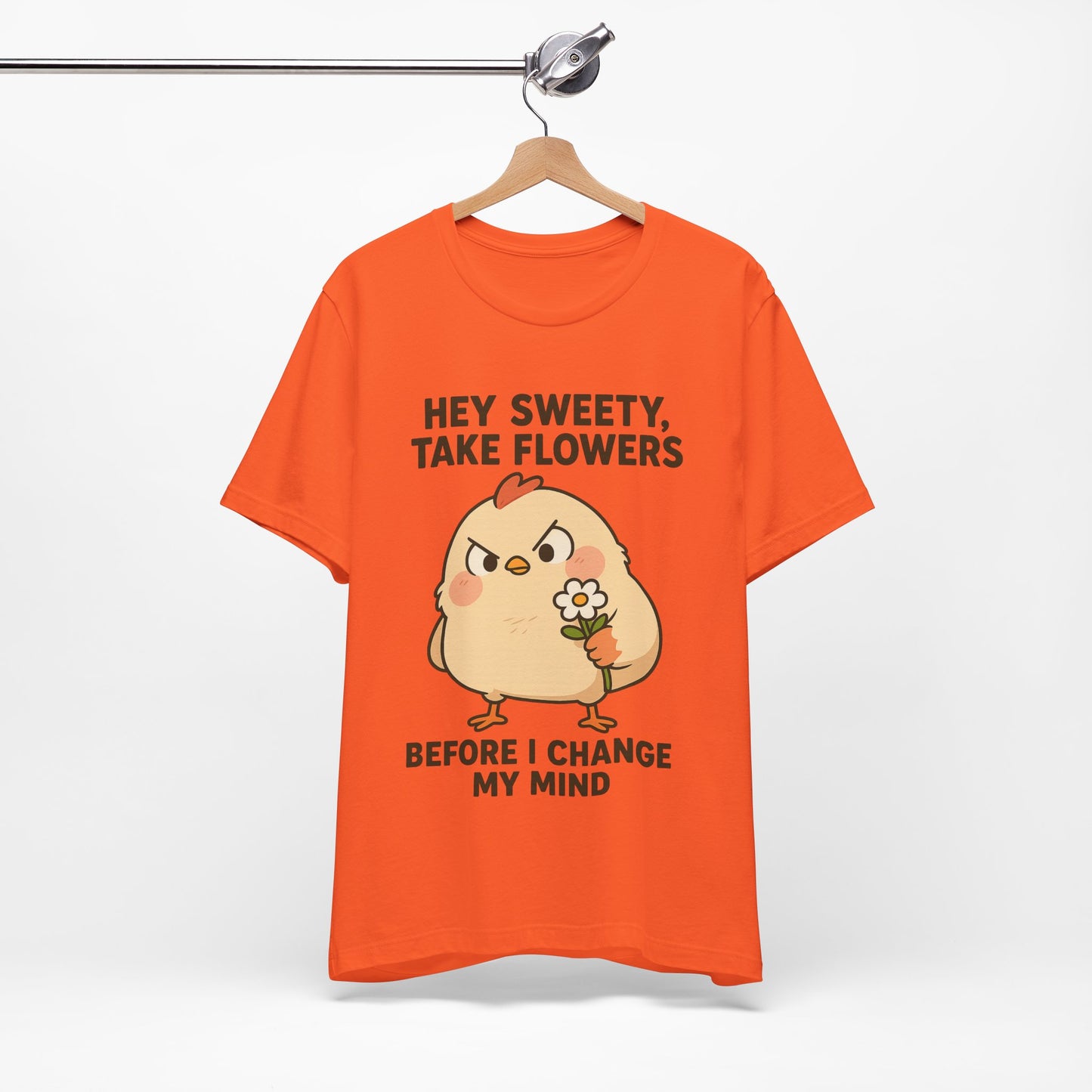 Cute Cartoon Chicken T-Shirt To Show Your Sweety