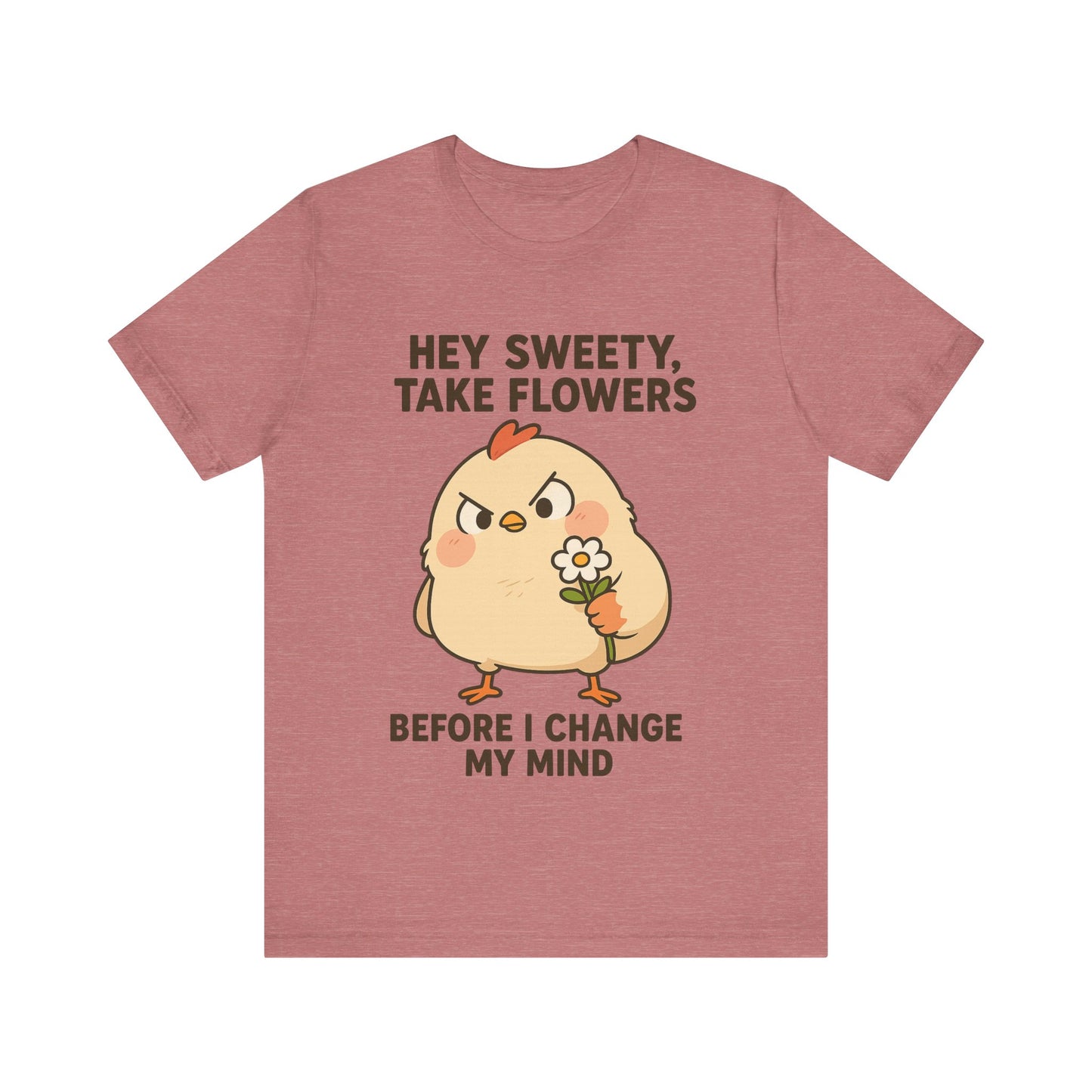 Cute Cartoon Chicken T-Shirt To Show Your Sweety