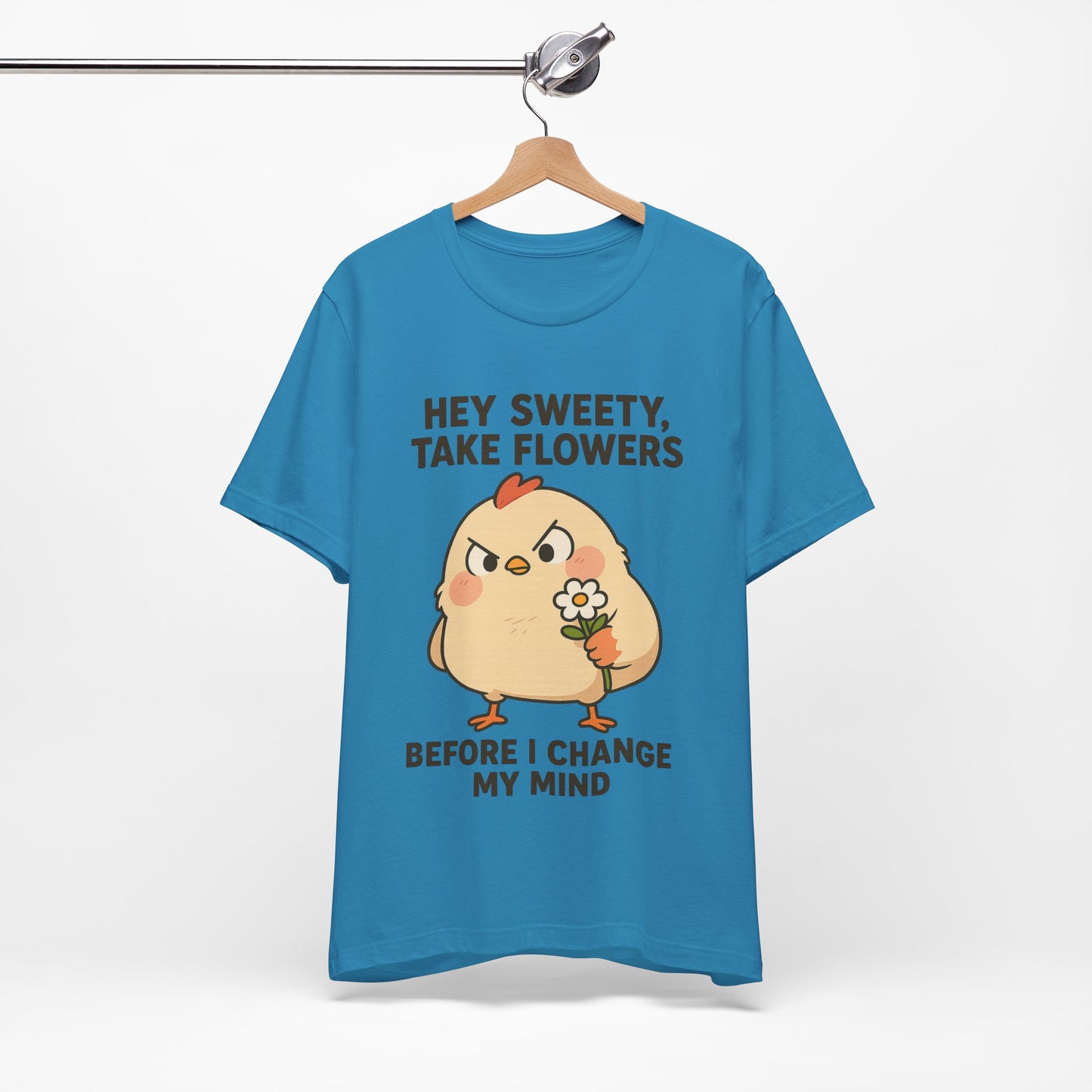 Cute Cartoon Chicken T-Shirt To Show Your Sweety