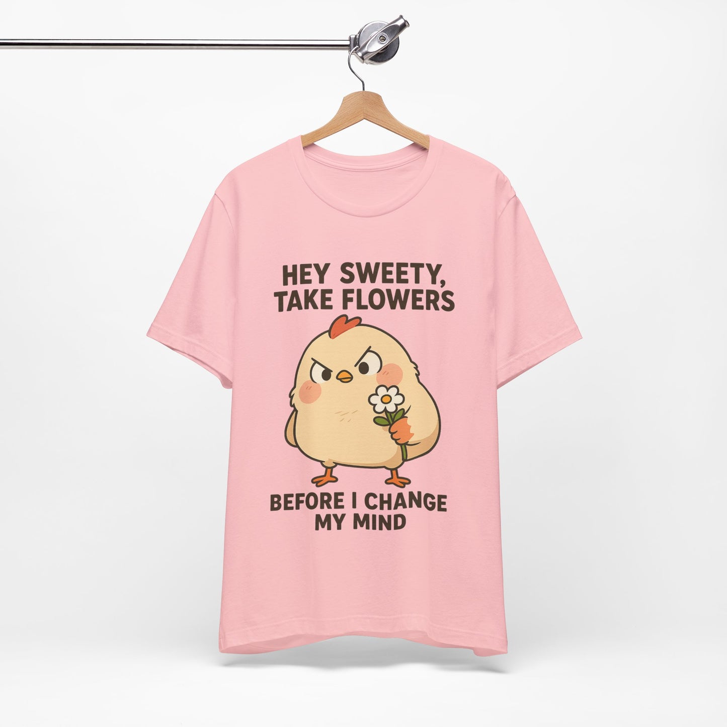 Cute Cartoon Chicken T-Shirt To Show Your Sweety