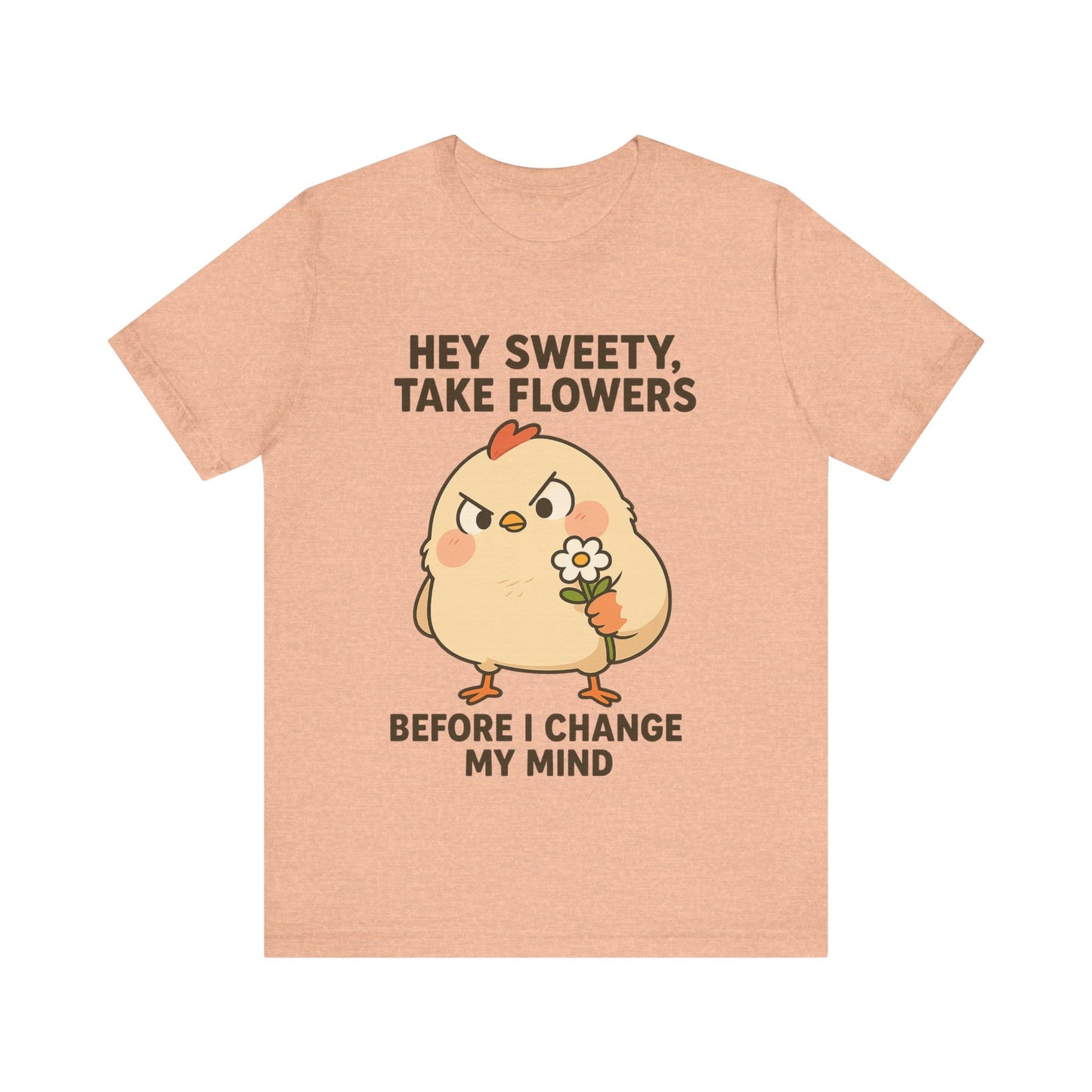 Cute Cartoon Chicken T-Shirt To Show Your Sweety