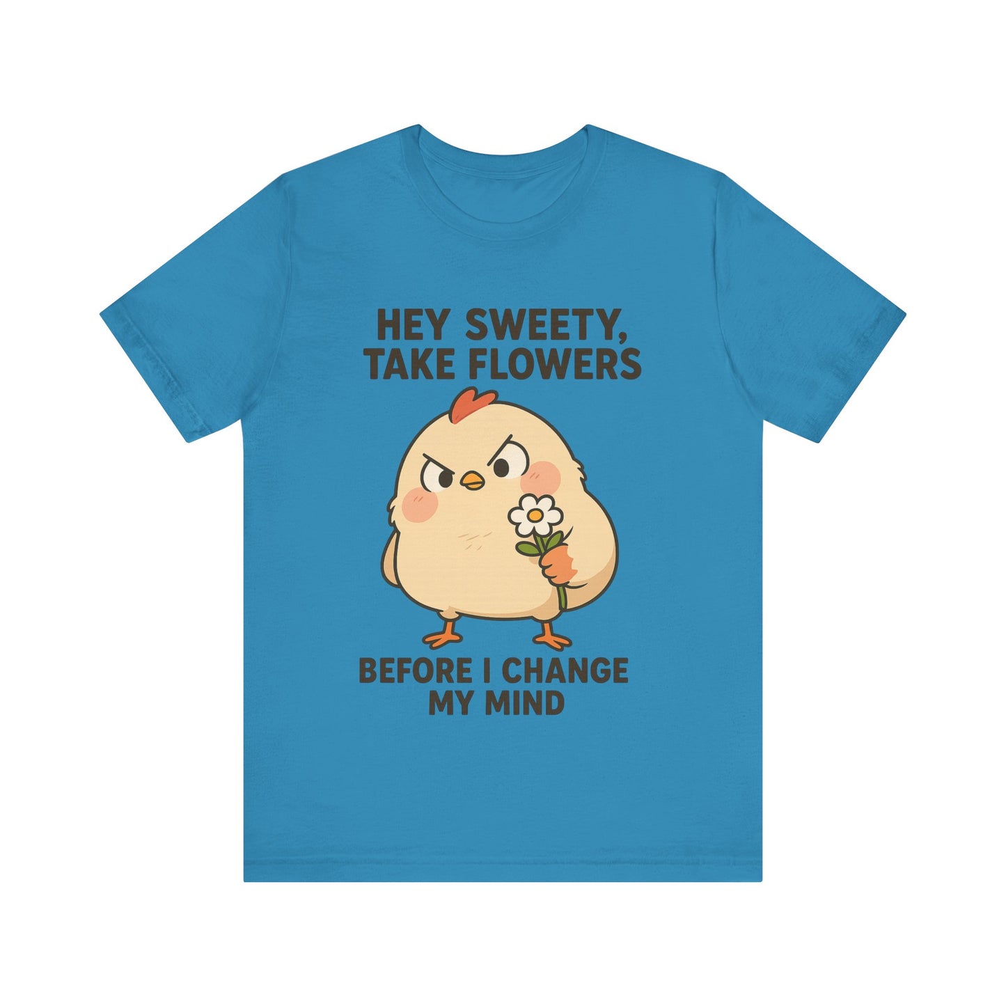 Cute Cartoon Chicken T-Shirt To Show Your Sweety