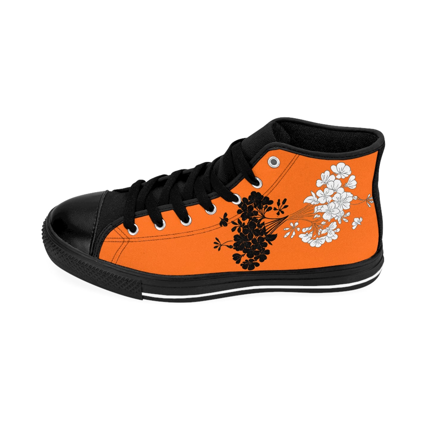 Floral Blaze High-Top Orangey