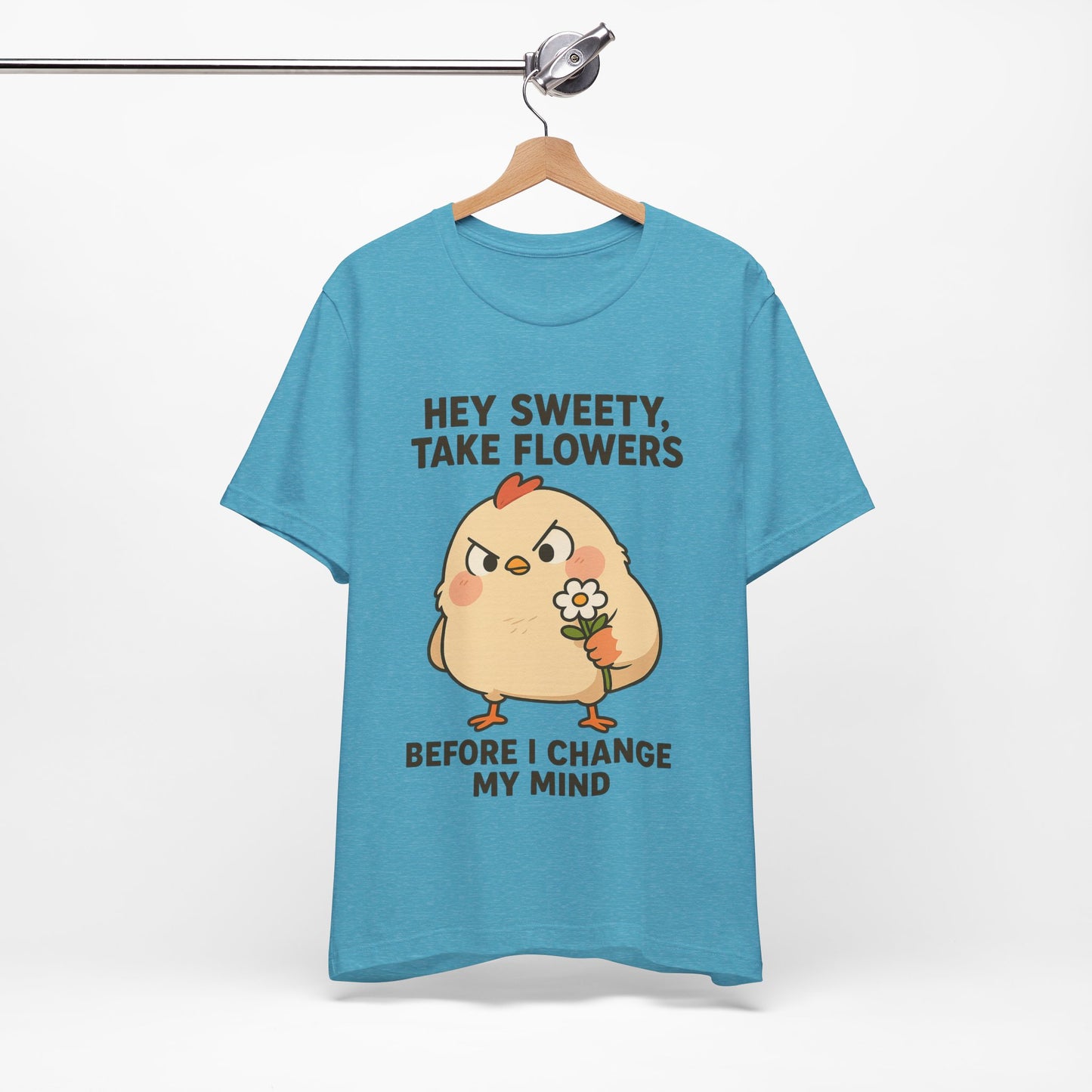 Cute Cartoon Chicken T-Shirt To Show Your Sweety