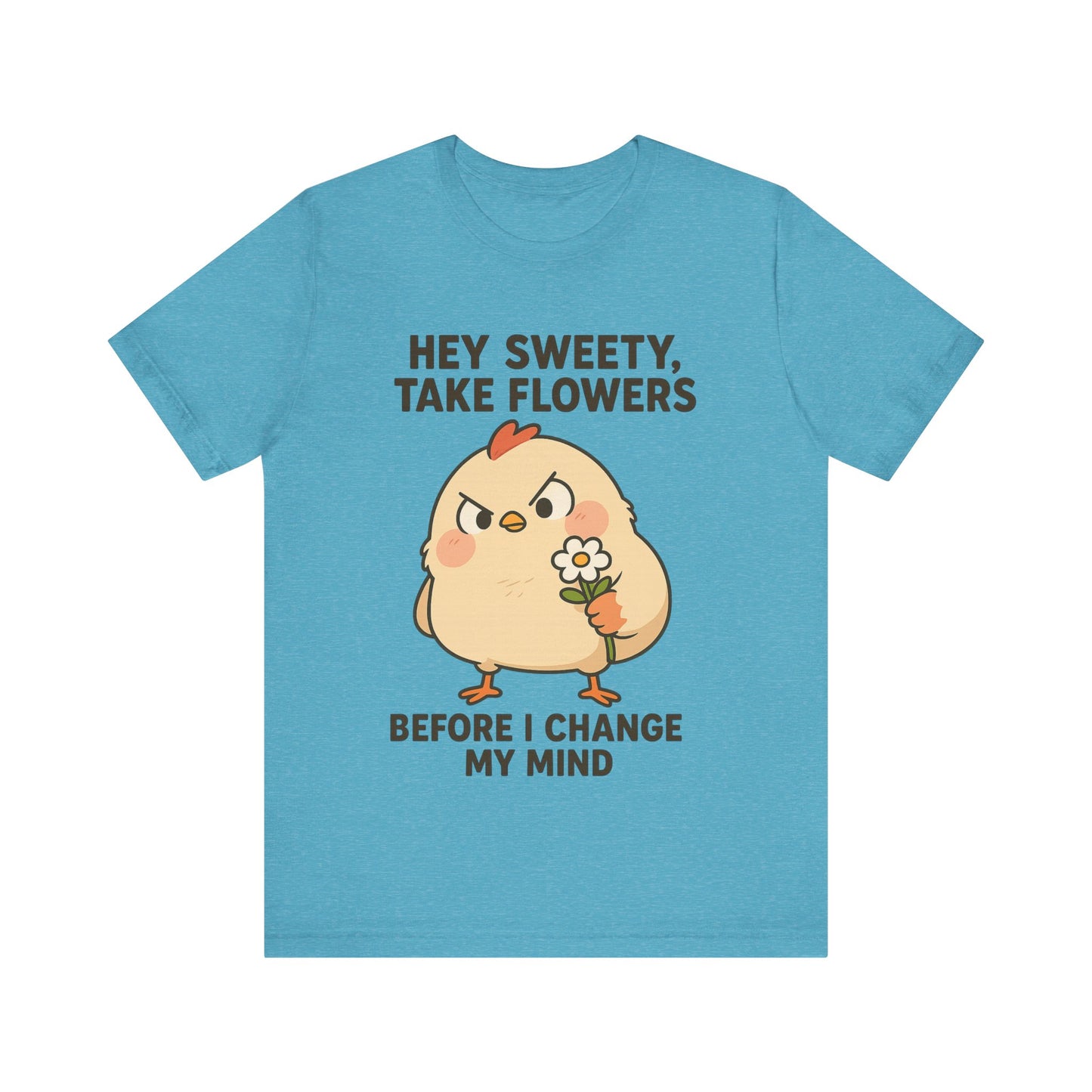 Cute Cartoon Chicken T-Shirt To Show Your Sweety