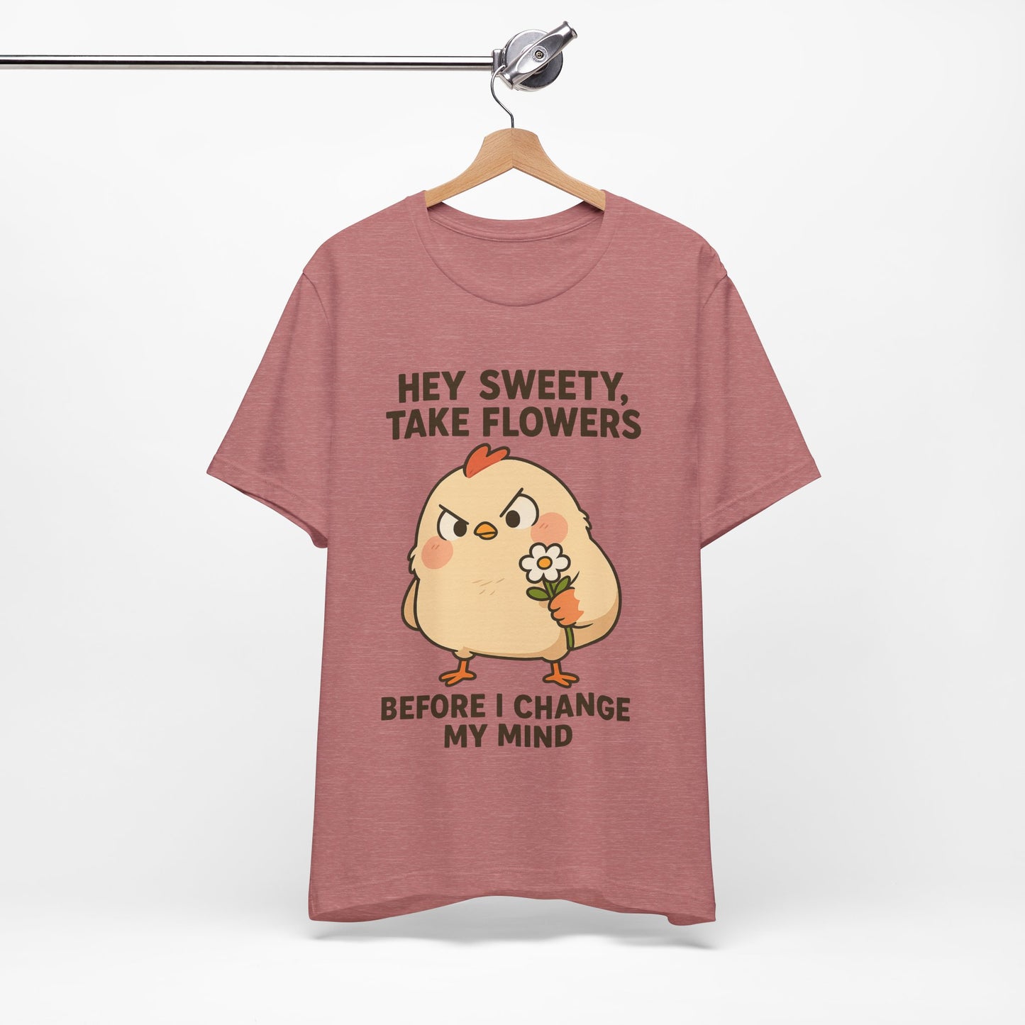 Cute Cartoon Chicken T-Shirt To Show Your Sweety