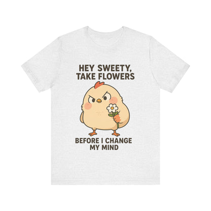 Cute Cartoon Chicken T-Shirt To Show Your Sweety