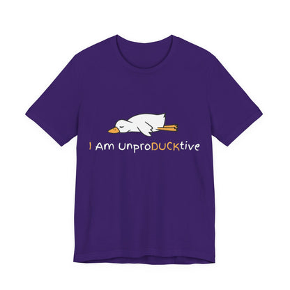 Unisex T-Shirt I Am UnproDUCKtive