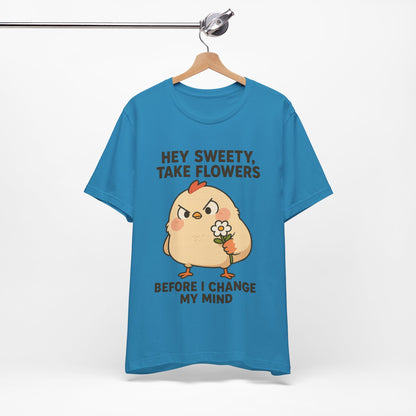 Cute Cartoon Chicken T-Shirt To Show Your Sweety